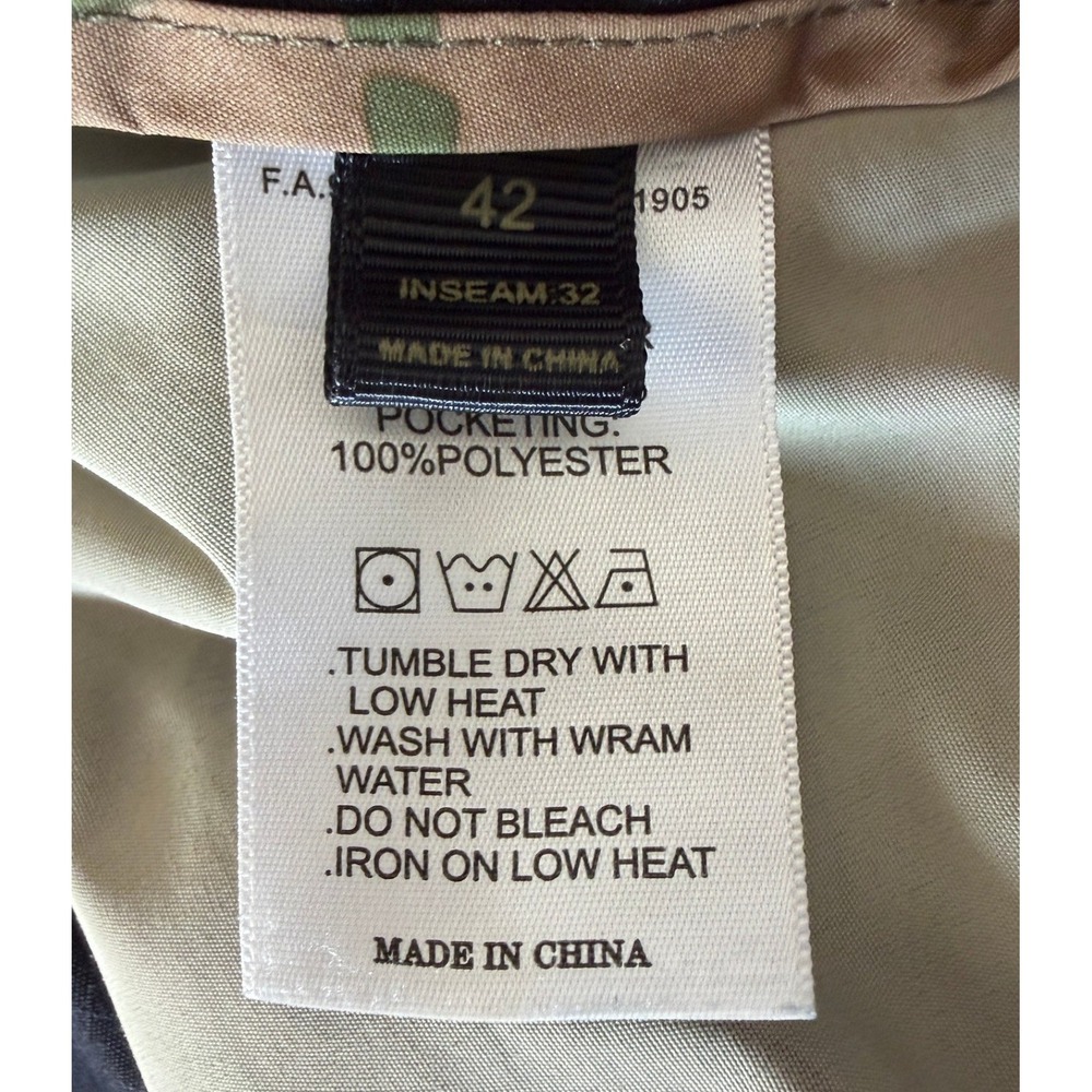 Free Soldier Mens Tactical Ripstop Cargo Pants 42x32 Black Utility Work Hiking - Picture 5 of 6